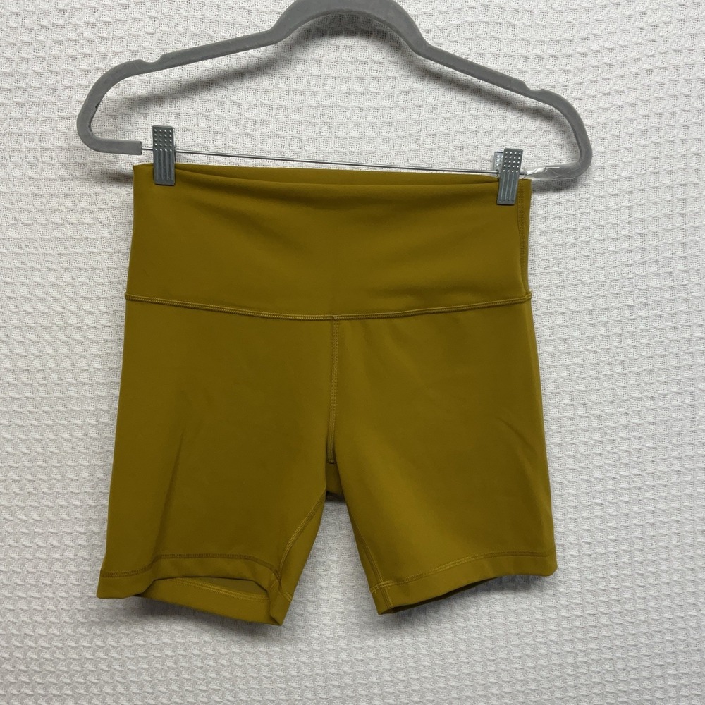 New Lululemon Wunder Train High-Rise Short 6"Gold Spice sz 10
